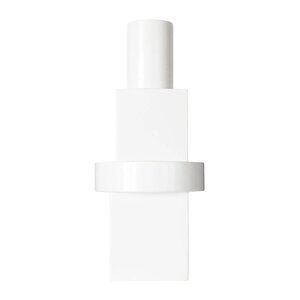 TOM DIXON Large White Block Vase – Sculptural Ceramic – 22” – Brand New in Box